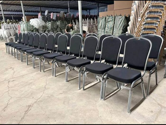Chaises de conférence noires